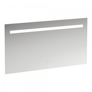 Laufen 4476839501441 Leelo LED Mirror with 3-Touch Sensors 1300x32x700mm Aluminium Frame