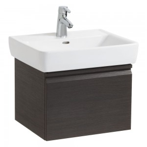 Laufen 830340954231 Pro Vanity Unit with 1x Drawer & Interior Drawer 450x520x392mm Wenge (Vanity Unit Only - Basin NOT Included)