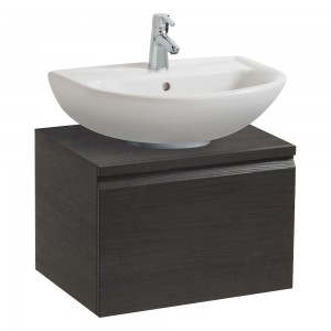 Laufen 830350954751 Pro Vanity Unit for Sit on Basin 380x570x373mm Gloss White (Vanity Unit Only - Basin NOT Included)