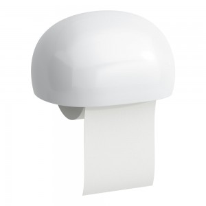 Laufen 8709700000001 Alessi Ceramic Toilet Roll Holder White