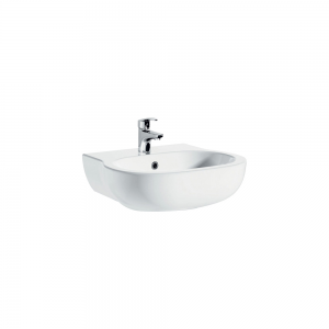 Imex Ceramics LH1010C Xcite Semi Pedestal Basin 450mm 1 Taphole White