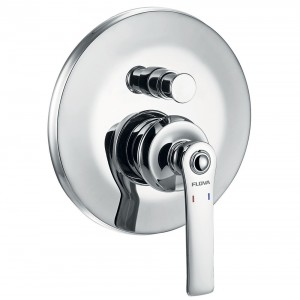 Flova LISHVODIV Liberty Concealed 2-Outlet Manual Mixer Chrome