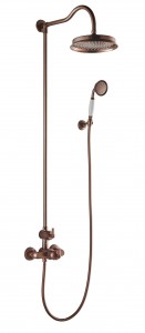 Flova LITSKIT-ORB Liberty Exposed Thermostatic Shower Column Oil Rubbed Bronze