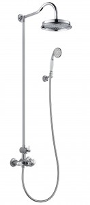 Flova LITSKIT Liberty Exposed Thermostatic Shower Column Chrome