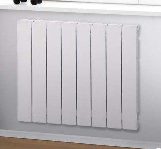 Zehnder BS3501006 Blitz Super Aluminium Radiator 395 x 480mm (6 sections) 546w Traffic White (Standard)