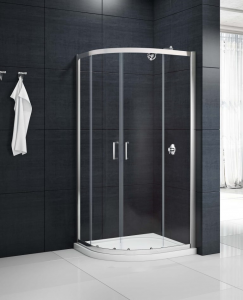 MERLYN MB2Q900 MBox Double Door Quadrant Shower Enclosure 900mm Chrome