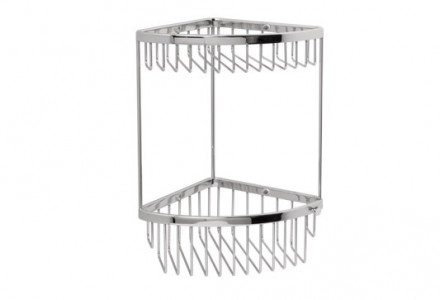 Miller 855C Classic Two Tier Corner Basket 310x235mm Chrome