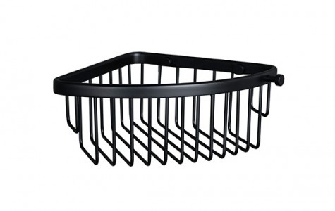 Miller 856B Classic Corner Basket 80x235mm Matt Black