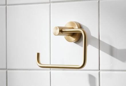 Miller 8710MP1 Bond Toilet Roll Holder 105x150mm Brushed Brass