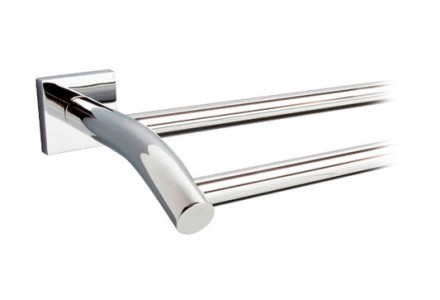 Miller 8827C Atlanta Full-Fix Double Towel Rail 645MM Chrome