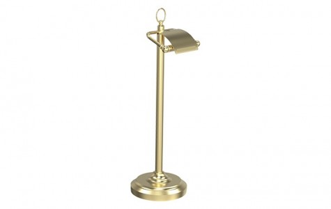 Miller 5658MP1 Classic Toilet Roll Holder with Lid 180x610mm Brushed Brass