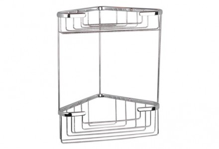 Miller 654C Classic Two Tier Corner Basket 250x310mm Chrome