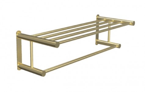 Miller 667MP1 Classic Towel Rack 620mm Brushed Brass