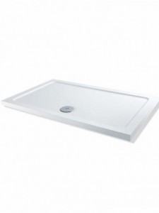 MX Group Elements Rectangular Shower Tray with 90mm Waste 1600x700mm White [SST1]