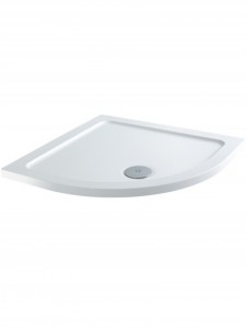 MX Group Elements Quadrant Shower Tray with 90mm Waste 1000mm White [TBW]