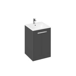 Britton MY60CTUFSG Floorstanding Vanity Unit for Countertop Basin Grey (Basin & Brassware NOT Included)