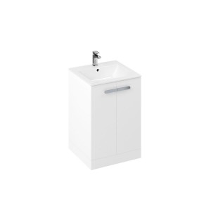 Britton MY60CTUFSW Floorstanding Vanity Unit for Countertop Basin White (Basin & Brassware NOT Included)