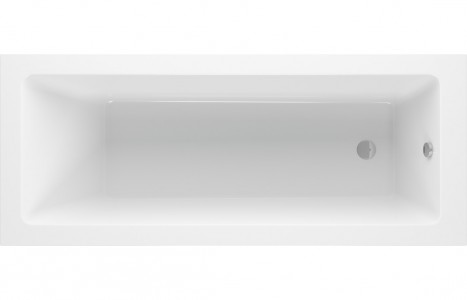 Naples Square Single Ended 1500x700x550mm 0TH Bath w/Legs [PLUM105619]
