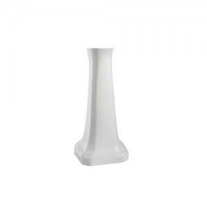 Burlington P1 Full Pedestal 680 x 290mm White - (pedestal only)