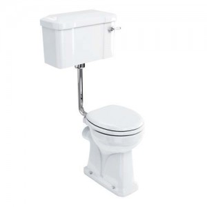 Burlington P16 Regal High/Low Level WC Pan with Horizontal Outlet 483mm (Cistern Flush Kit & Toilet Seat NOT Included)