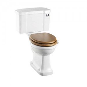 Burlington P20 Rimless Close Coupled WC Pan 450mm (Cistern & Toilet Seat NOT Included)