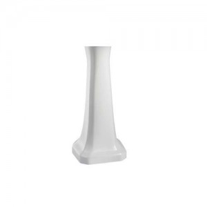 Burlington P9 Regal Full Pedestal (Extra Raised Height 6cm) 725 x 290mm White - (pedestal only)