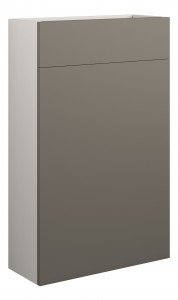Adula Slim WC Unit 500mm Matt Stone (Grey Cabinet) [PLUM110694]