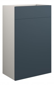 Adula Standard WC Unit 500mm Matt Arley Blue (Grey Cabinet) [PLUM110910]