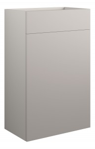Adula Standard WC Unit 500mm Matt Dove Grey (Grey Cabinet) [PLUM110555]