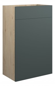 Adula Standard WC Unit 500mm Matt Green (Oak Cabinet) [PLUM110769]