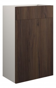 Adula Standard WC Unit 500mm White Gloss (Grey Cabinet) [PLUM110413]