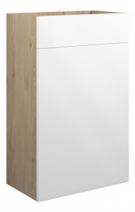 Adula Standard WC Unit 500mm Warm Walnut (Oak Cabinet) [PLUM110840]