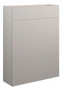 Adula Slim WC Unit 600mm Matt Dove Grey (Grey Cabinet) [PLUM110558]