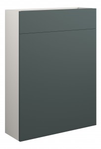 Adula Slim WC Unit 600mm Matt Green (Grey Cabinet) [PLUM110771]