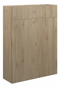 Adula Slim WC Unit 600mm Havana Oak (Oak Cabinet) [PLUM110630]
