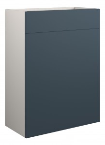 Adula Standard WC Unit 600mm Matt Arley Blue (Grey Cabinet) [PLUM110916]