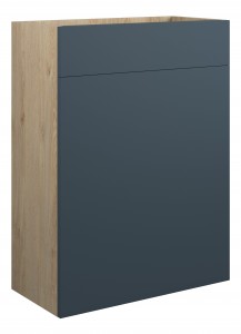 Adula Standard WC Unit 600mm Matt Arley Blue (Oak Cabinet) [PLUM110917]
