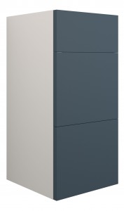 Adula Standard 3 Drawer Unit 300mm Matt Arley Blue (Grey Cabinet) [PLUM110889]