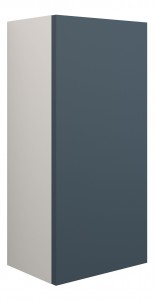Adula Slim Base Unit 300mm (Single Door) Matt Arley Blue (Grey Cabinet) [PLUM110883]