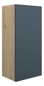 Adula Slim Base Unit 300mm (Single Door) Matt Arley Blue (Oak Cabinet) [PLUM110884]