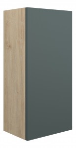 Adula Slim Base Unit 300mm (Single Door) Matt Green (Oak Cabinet) [PLUM110742]