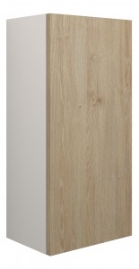 Adula Slim Base Unit 300mm (Single Door) Havana Oak (Grey Cabinet) [PLUM110599]