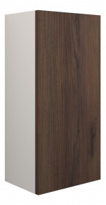 Adula Slim Base Unit 300mm (Single Door) Warm Walnut (Grey Cabinet) [PLUM110812]