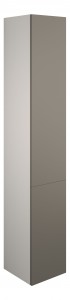 Adula Tall Unit (2 Door) 1760mm Matt Stone (Grey Cabinet) [PLUM110679]