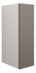 Adula Toilet Roll Unit 200mm Matt Stone (Grey Cabinet) [PLUM110667]