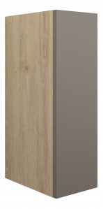Adula Toilet Roll Unit 200mm Matt Stone (Oak Cabinet) [PLUM110668]