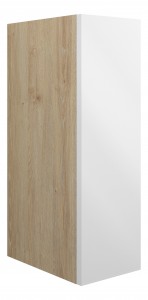Adula Toilet Roll Unit 200mm White Gloss (Oak Cabinet) [PLUM110384]