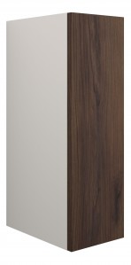 Adula Toilet Roll Unit 200mm Warm Walnut (Grey Cabinet) [PLUM110809]