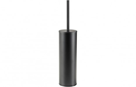 Bologna Wall Mounted Toilet Brush Holder Matt Black [PLUM101687]