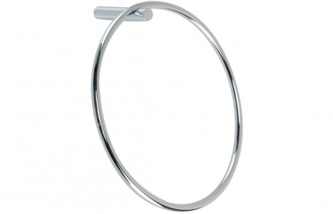 Bologna Towel Ring 200mm Chrome [PLUM101675]